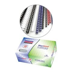 MAPI BIND PLASTIK SPIRAL 28mm BEYAZ 50 LI