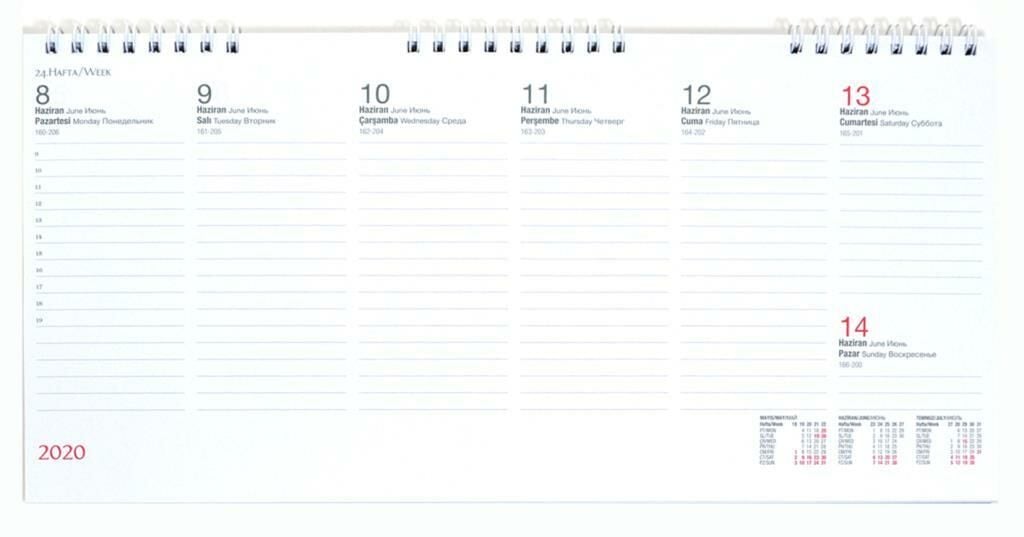 BAYINDIR MASA TAKVIMI SPR. K.KAPAK 15.5x32.5(0200)