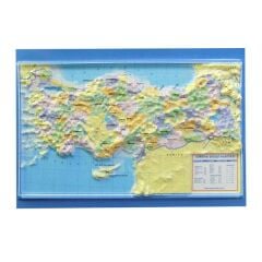 PUTI TURKIYE KABARTMA SIYASI HARITA A4