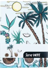SERVE DEFTER SETI DESENLI NANE YESILI KUTULU