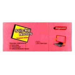 BIGPOINT YAP.KAGIT 40x50 NEON KIRMIZI 3 LU 805-25