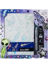 SERVE DEFTER SETI DESENLI UZAY SERISI BEYAZ