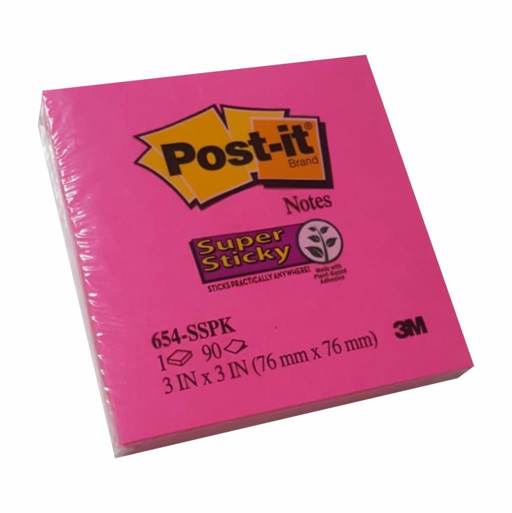 3M POST-IT  76x76 S.STICKY 90 YP.(654-SSPK)