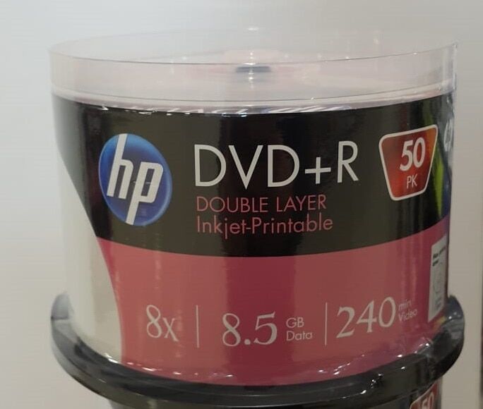 HP DVD+R DL 8.5GB PRINTABLE 50LI CAKEBOX