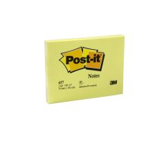 3M POST-IT YAPISKANLI KAGIT 76x102 SARI 1 LI (657)