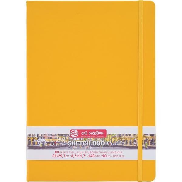 TALENS ART SKETCH BLOCK G.YELLOW 21X30 140gr