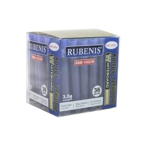 RUBENIS TAHTA KALEM KARTUS SIYAH 36 LI