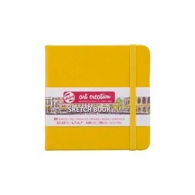 TALENS ART SKETCH BLOCK G.YELLOW 12X12 140gr