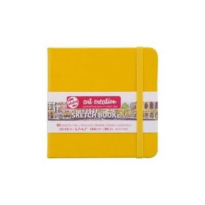 TALENS ART SKETCH BLOCK G.YELLOW 12X12 140gr