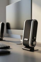 Snopy SN-820 2.0 USB 600W  Multimedya Hoparlör Siyah Gümüş