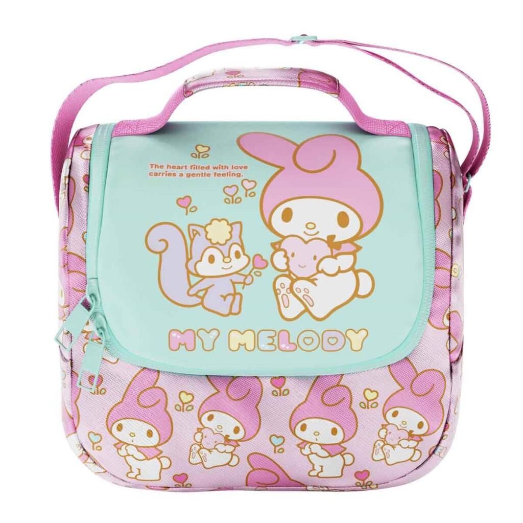 My Melody Desenli Pembe Beslenme Çantası 3237 Anti Bakteriyel