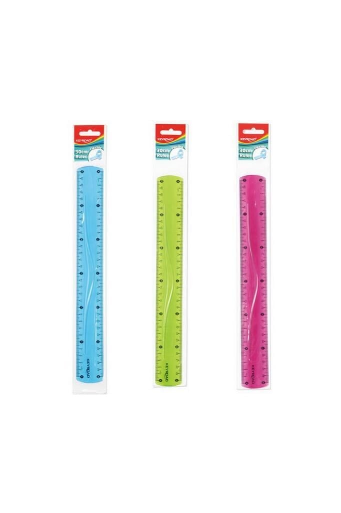 KEYROAD KIRILMAZ CETVEL RENKLI FLEX 30cm