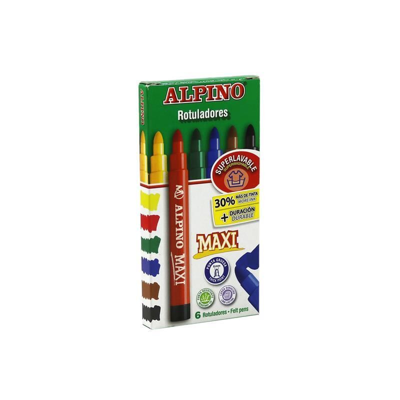 ALPINO KECELI KALEM MAXI 6 RENK (AR-05)