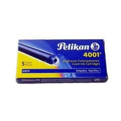 PELIKAN DOLMA KALEM KARTUSU UZUN MAVI 5LI 310748