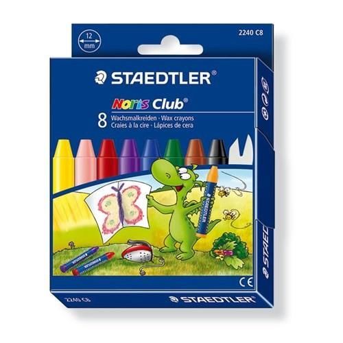 STAEDTLER PASTEL BOYA  8 RENK WAX YIKANABI(2240C8)