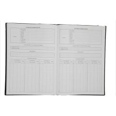 DILMAN UYE KAYIT DEFTERI 24x32  CILTLI 192 SAYFA