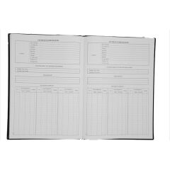 DILMAN UYE KAYIT DEFTERI 24x32  CILTLI 192 SAYFA