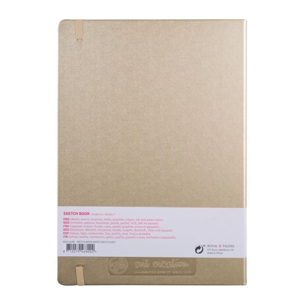 TALENS ART SKETCH BLCK W.GOLD 21X30 140gr