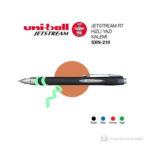 UNI JEL KALEM MEKANI JET STREAM 1.0 KIRMI(SXN-210)