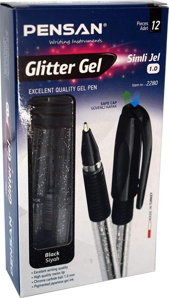 PENSAN JEL KALEM SIGN UP 1.0 MM SIYAH 12 LI 2410