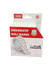 CASSA KOLI BANT DESENLI BAYKUS 45 MM x 25 MT 9653