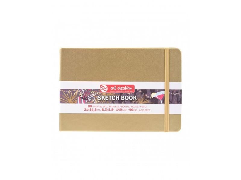 TALENS ART SKETCH BLCK W.GOLD 21X15 140gr