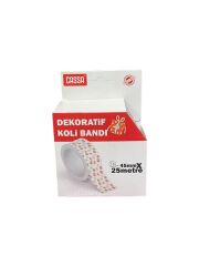 CASSA KOLI BANT DESENLI HEDIYE 45 MM x 25 MT 9653