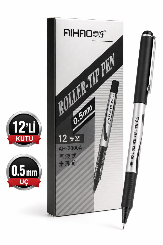 AIHAO 2000A PILOT 05  KALEM SIYAH 12 LI