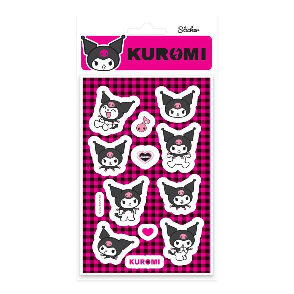 KESKIN STICKER ORTA BOY KUROMI PUFFY 221300-12