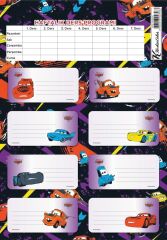 KESKIN OKUL ETIKETI CARS DERS PRG.3 LU (220130)