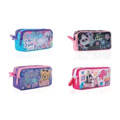 FABER KIDS KALEM CANTASI CIFT GOZLU KIZ