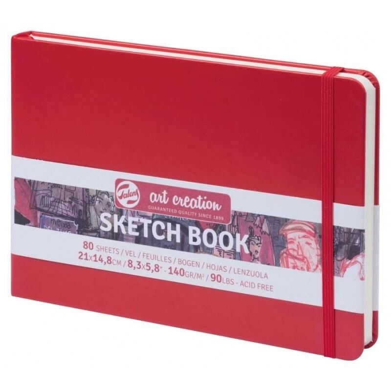 TALENS ART SKETCH BLOCK  RED 15X21 140gr