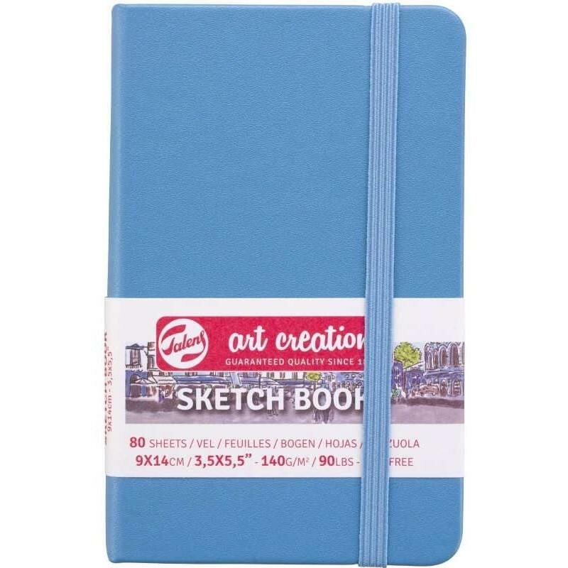 TALENS ART SKETCH BLOCK L.BLUE 9X14 140gr