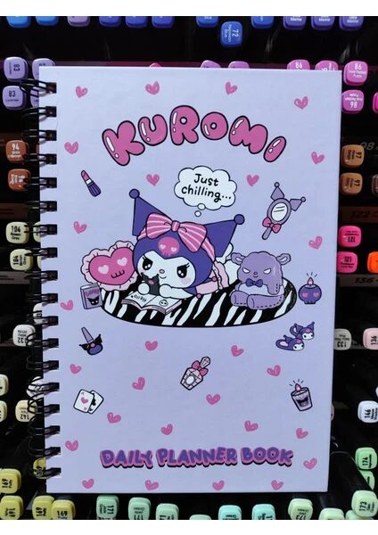 KUROMI DAILY PLANNER BOOK ACIK MOR (1583010)