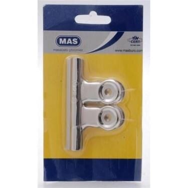 MAS KISKAC BEYAZ METAL 65mm  2 LI BLS.(961)