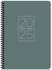 KESKIN AJANDA HAFTALIK 2025 17x24 SPR.YESIL 600055