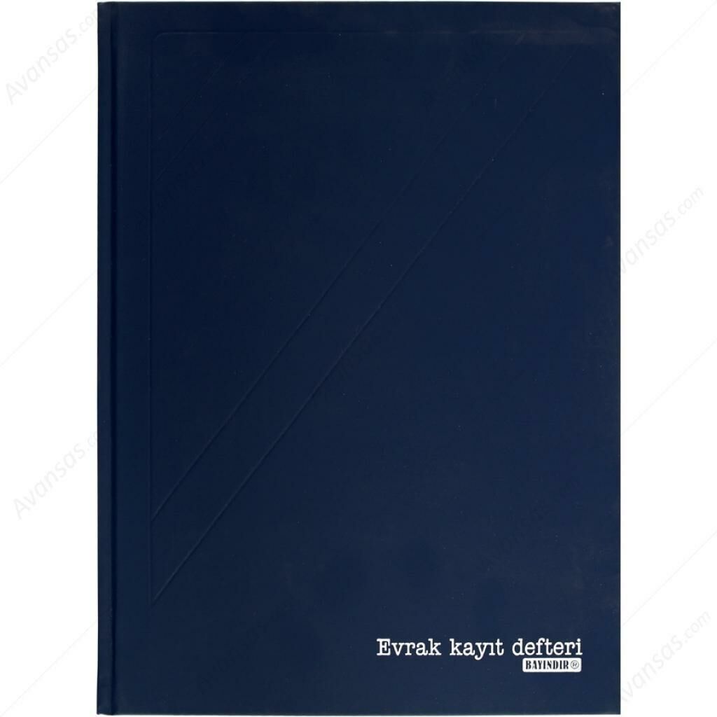 BAYINDIR EVRAK KAYIT DEFTERI 24x34 72 YP.CILTLI