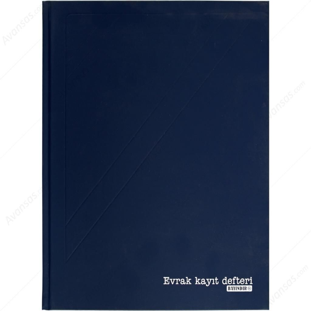 BAYINDIR EVRAK KAYIT DEFTERI 24x34 72 YP.CILTLI