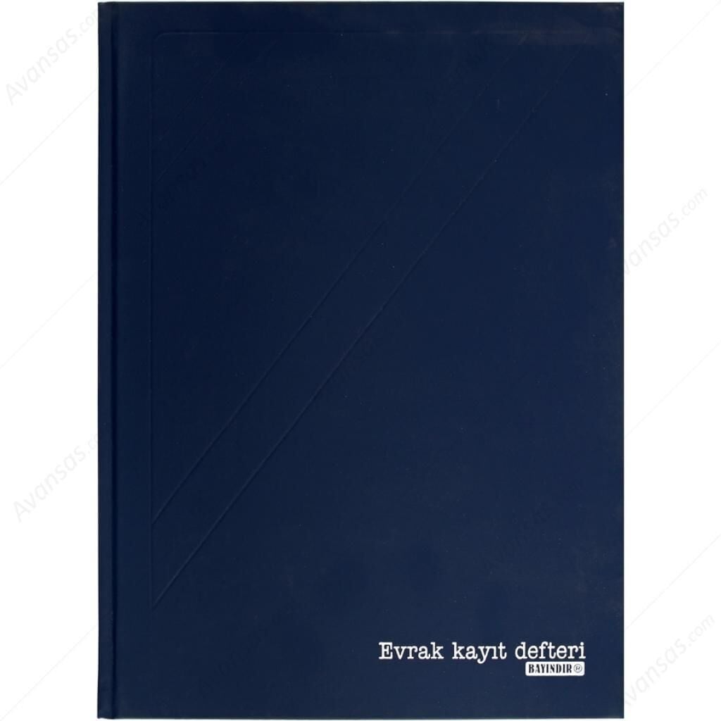 BAYINDIR EVRAK KAYIT DEFTERI 24x34 72 YP.CILTLI