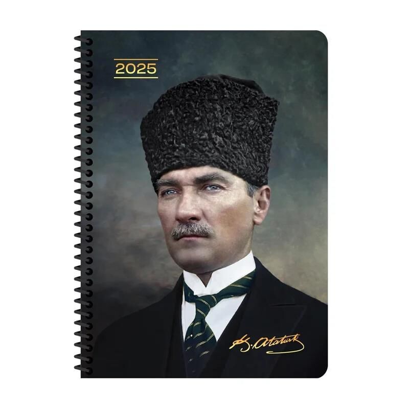 KESKIN AJANDA GUNLUK 2025 17x24 SPR.BASKOMUTAN