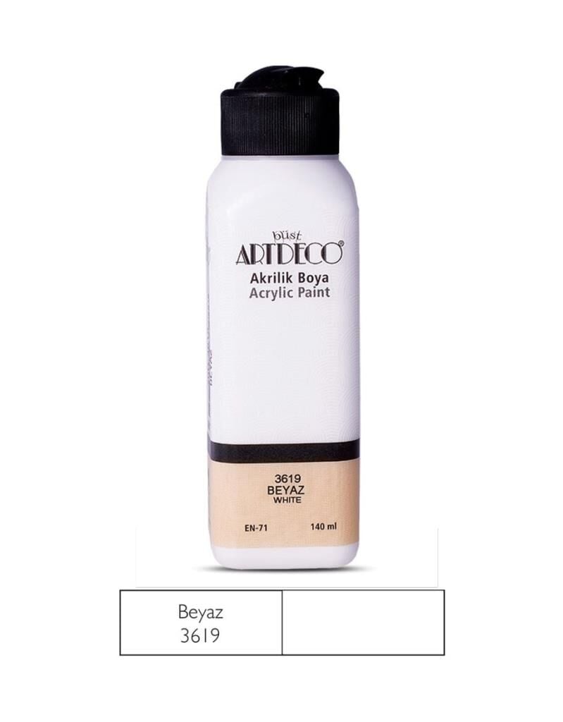 ARTDECO AKRILIK BOYA 140 ML BEYAZ Y-070R-3619