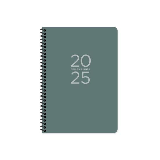 KESKIN AJANDA GUNLUK 2025 17x24 SPR.YESIL 600051