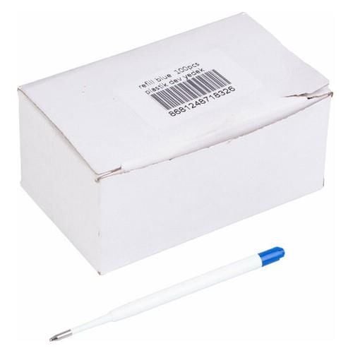 MIKRO TUKENMEZ KALEM YEDEGI PLASTIK DEV REFIL MAVI