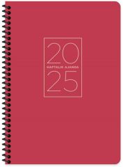 KESKIN AJANDA GUNLUK 2025 17x24 SPR.KIRM 600052