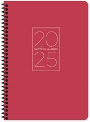 KESKIN AJANDA GUNLUK 2025 17x24 SPR.KIRM 600052