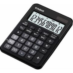 CASIO HESAP MAKINESI MASA USTU MS-20UC-BK 12H SIYA