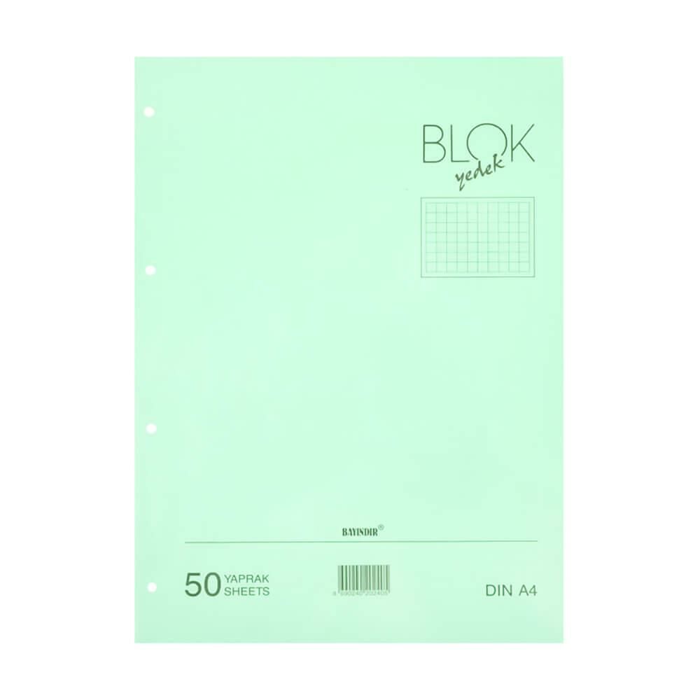 BAYINDIR KOLEJ YEDEK A5 50 YP.KARELI YESIL