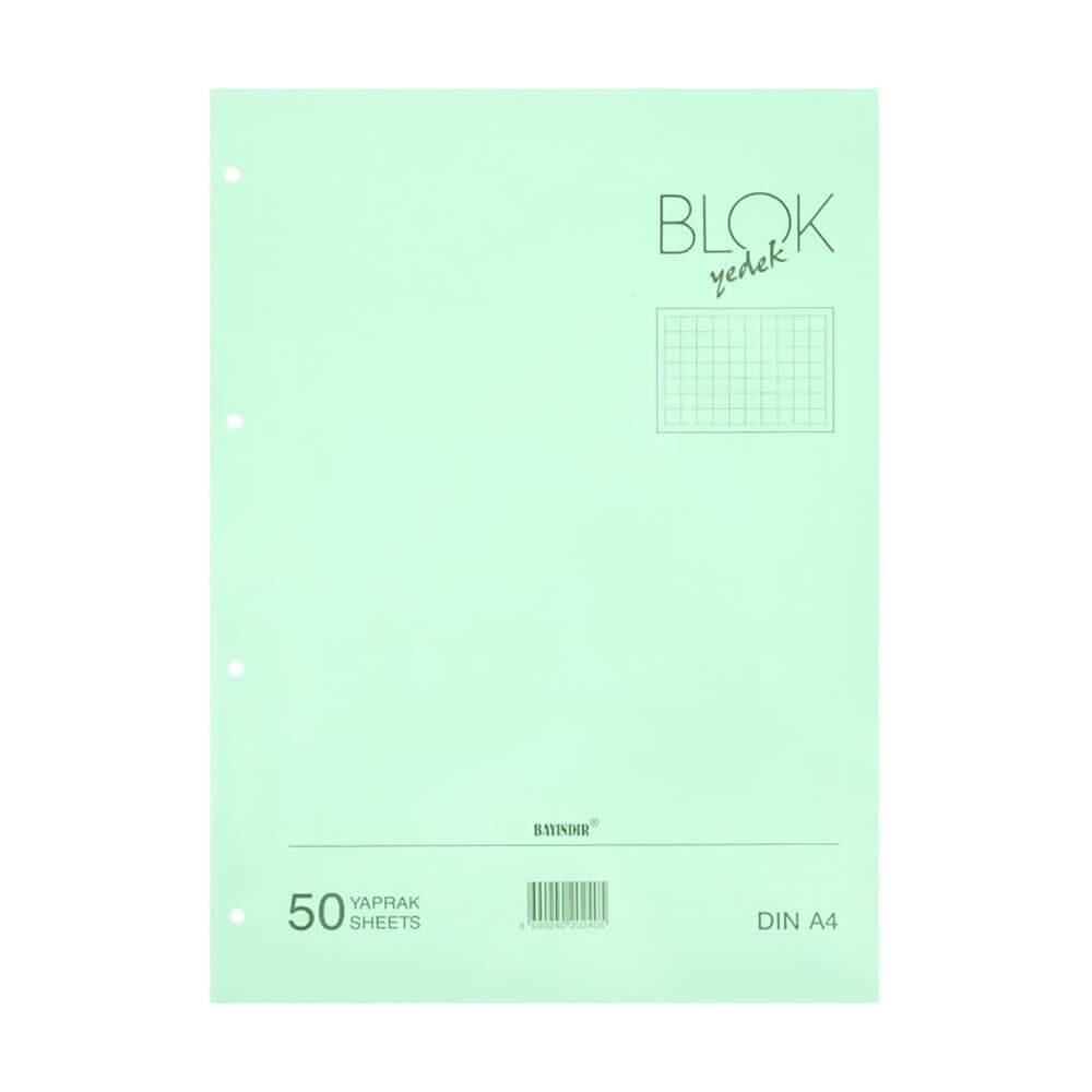 BAYINDIR KOLEJ YEDEK A5 50 YP.KARELI YESIL