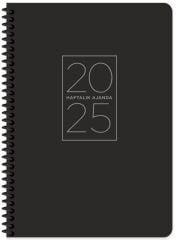 KESKIN AJANDA HAFTALIK 2025 17x24 SPR.SIYAH 600054