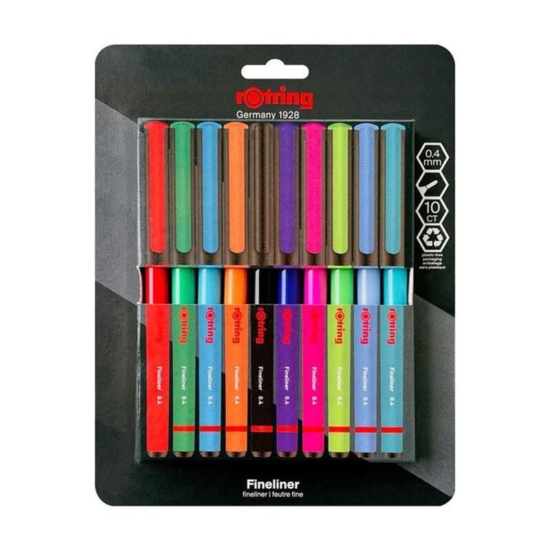 ROTRING FINELINER KECE UCLU 10 LU  2166220